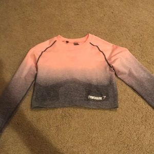 Gymshark ombré crop top
